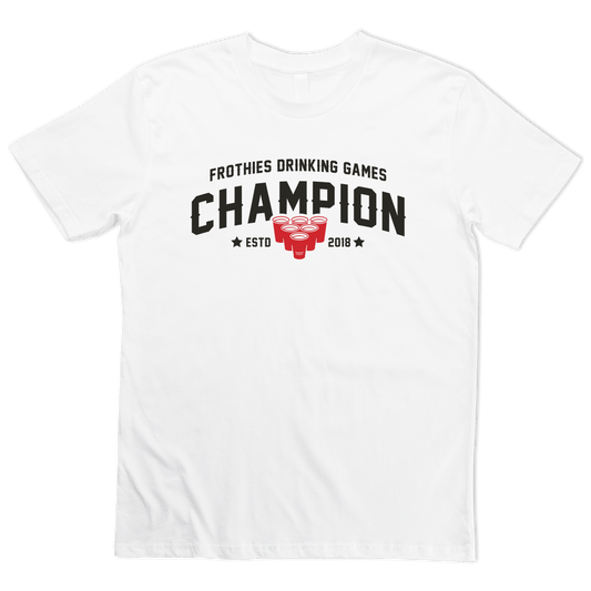 Frothies Champion Tee White