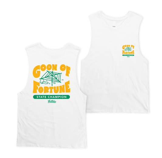 Goon State Champion Muscle Tee White