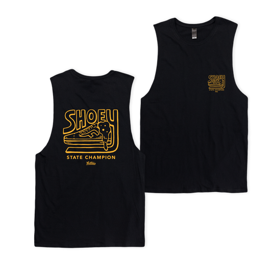 Shoey State Champion Muscle Tee Black