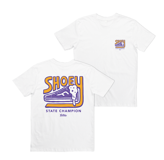 Shoey State Champion Tee White