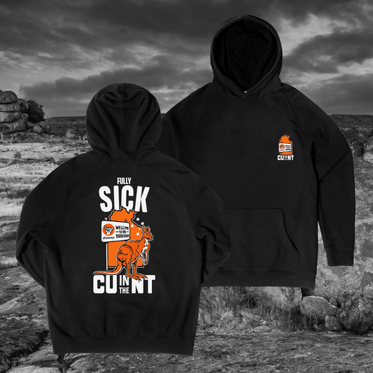 Fully Sick Roo Hoodie Black