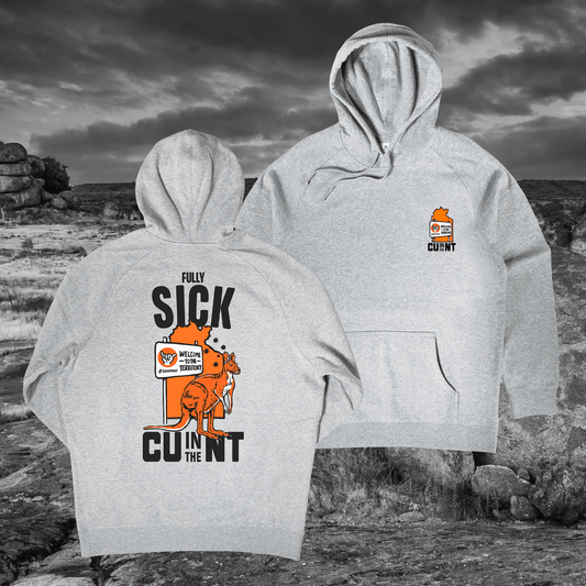 Fully Sick Roo Hoodie Grey