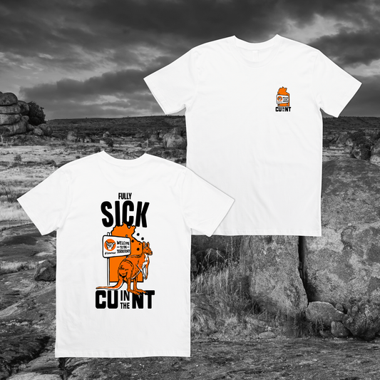 Fully Sick Roo Tee White