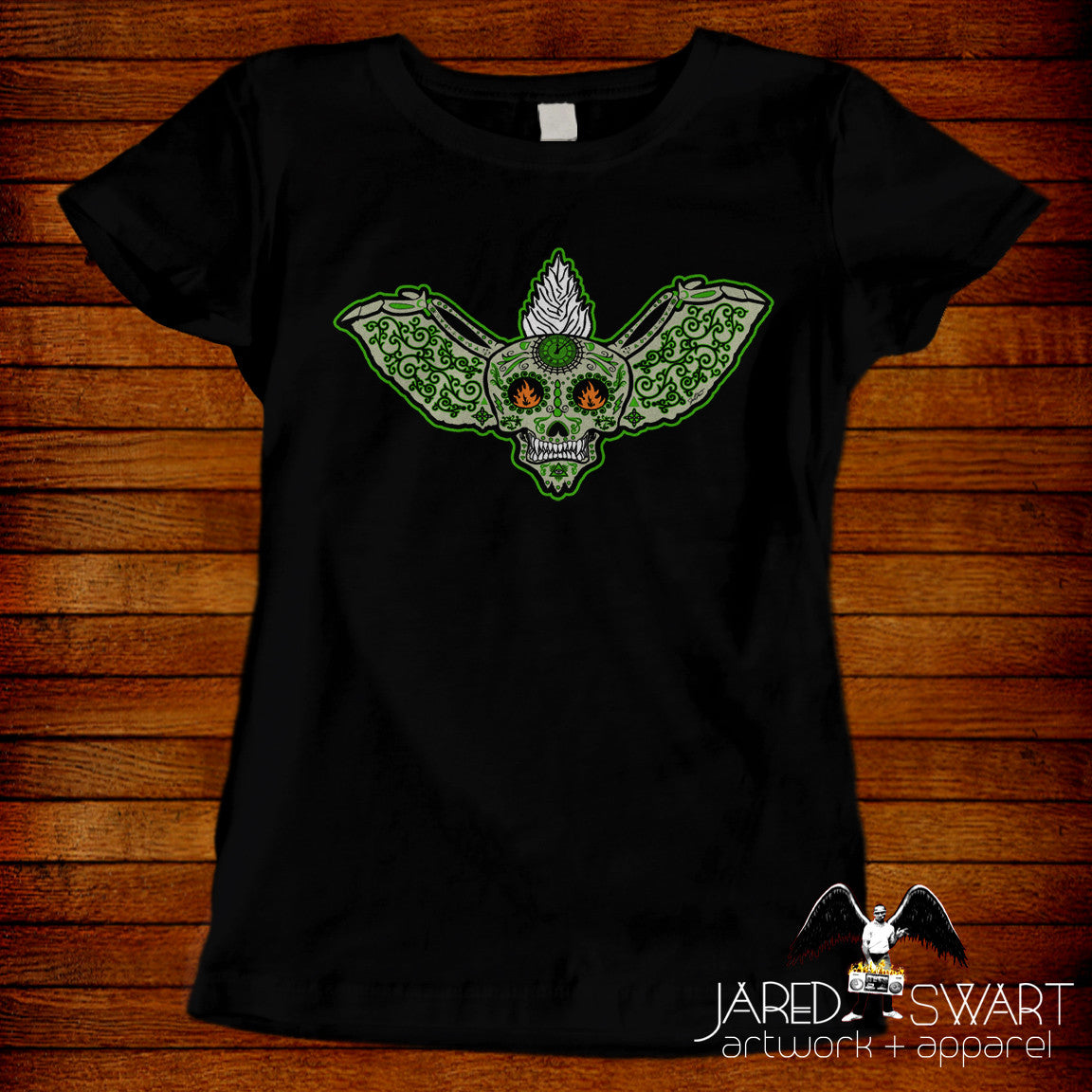 Gremlins T-Shirt Stripe Sugar Skull Calavera inspired by the 1984 classic movie