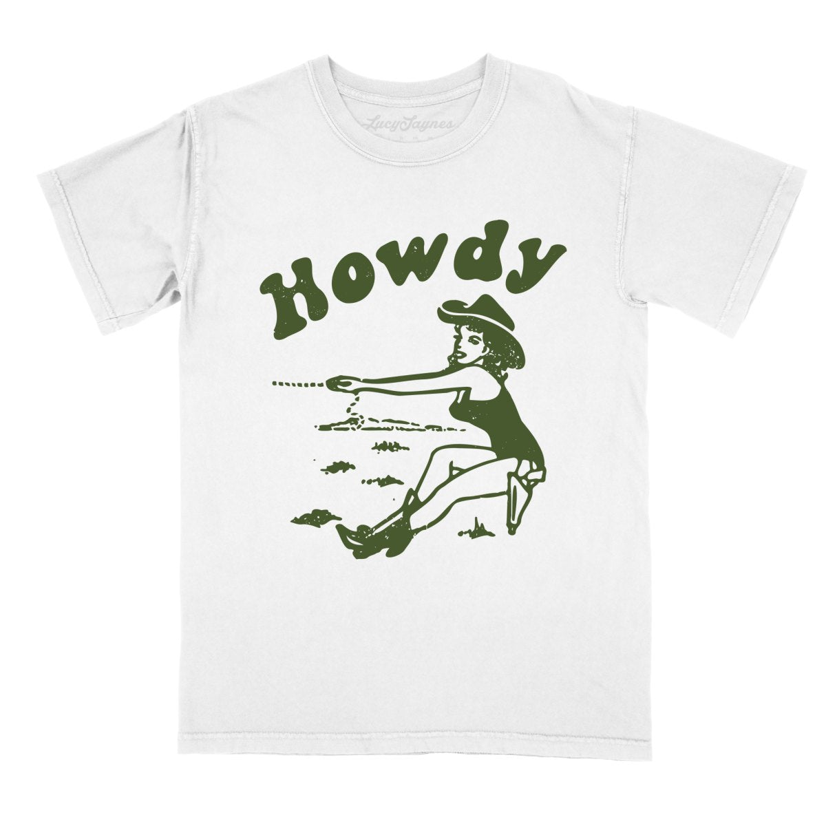 Howdy Cowgirl Comfort Colors Tee