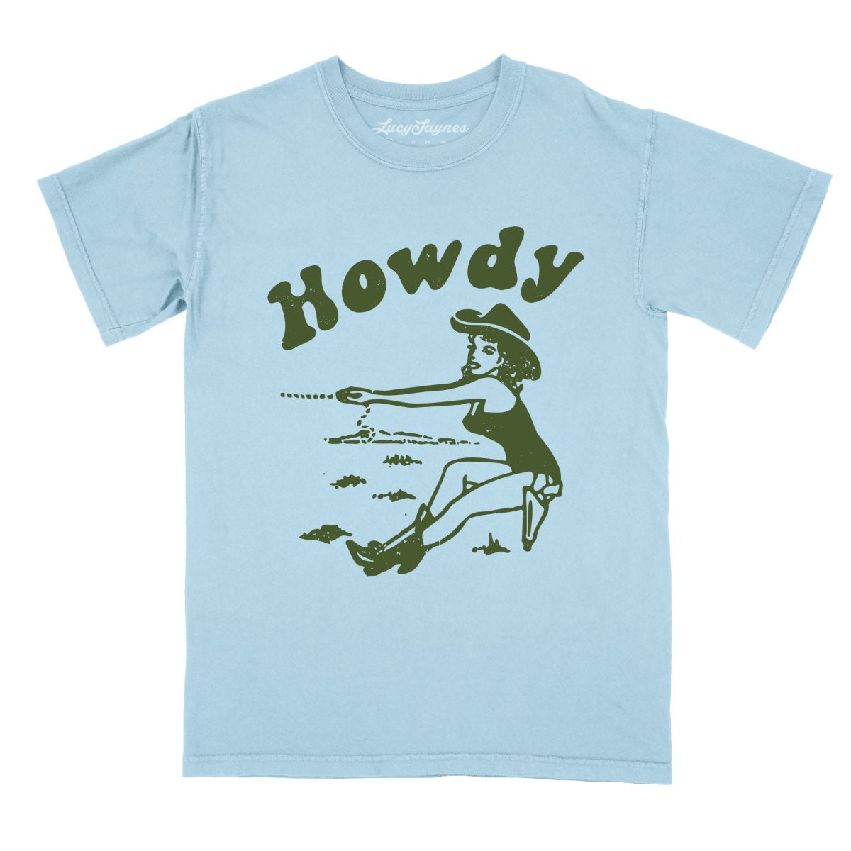 Howdy Cowgirl Comfort Colors Tee