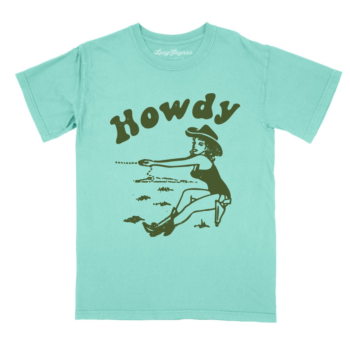 Howdy Cowgirl Comfort Colors Tee