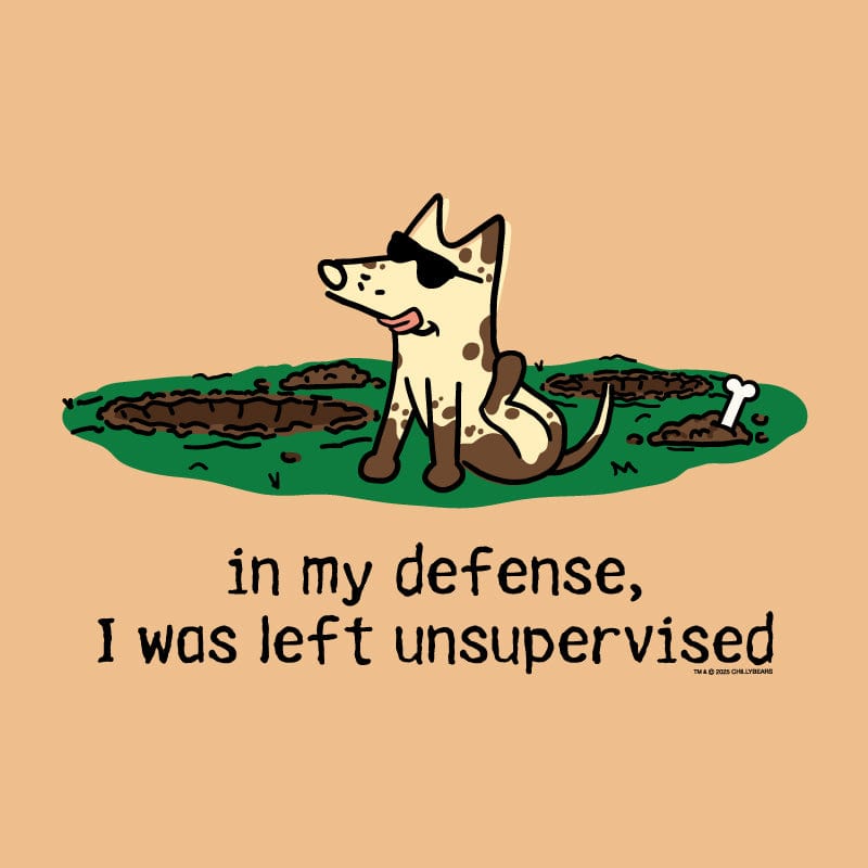 In My Defense I Was Left Unsupervised - Classic Long-Sleeve T-Shirt