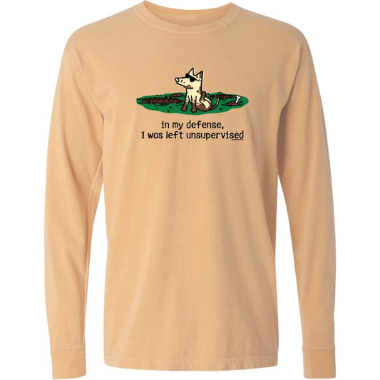 In My Defense I Was Left Unsupervised - Classic Long-Sleeve T-Shirt