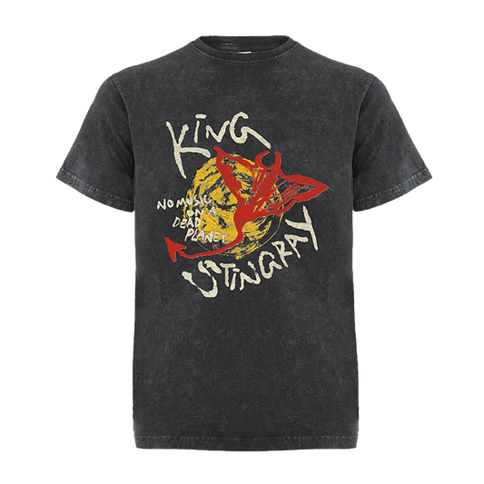 King Stingray / No Music On A Dead Planet Tee (Vintage Black)