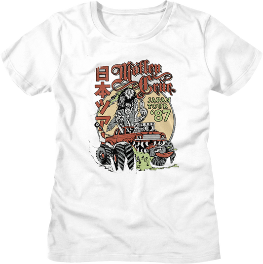 Womens Japan Tour '87 Motley Crue Shirt