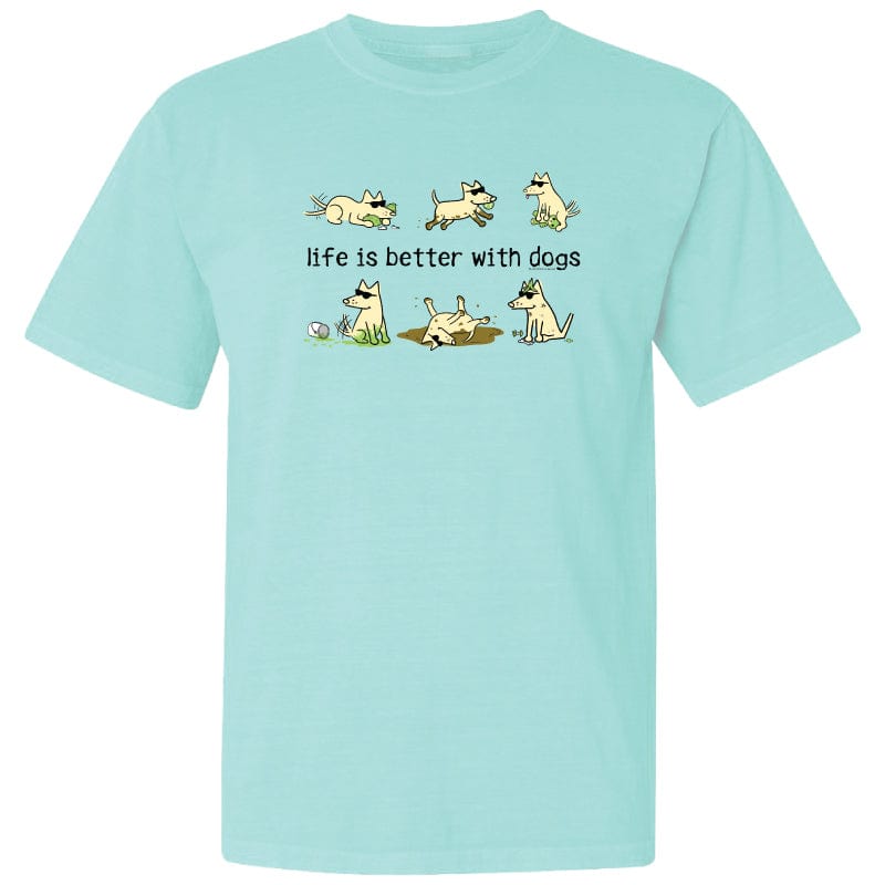 Life Is Better With Dogs - Classic Tee Style001