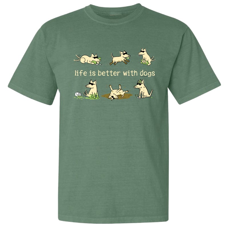 Life Is Better With Dogs - Classic Tee Style001
