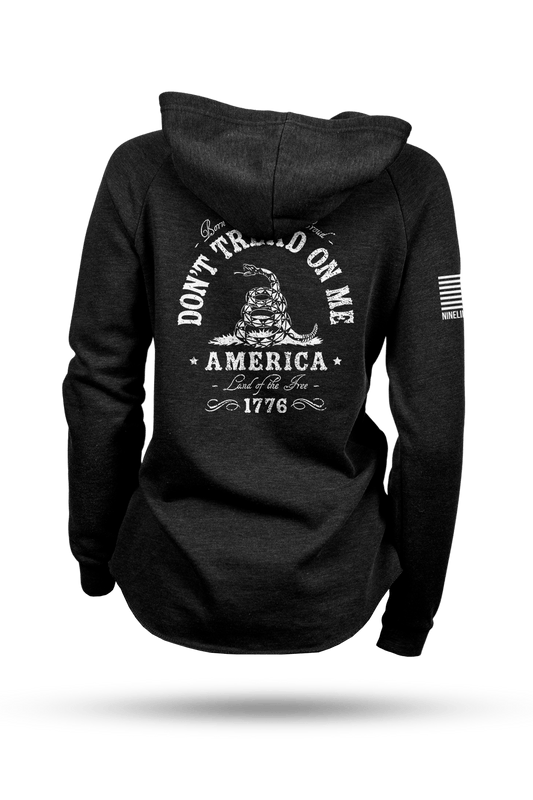 Don't Tread on Me - Lightweight Women's V-Neck Hoodie