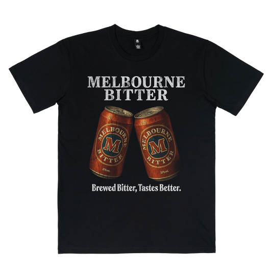 Melbourne Bitter Vintage Tee Black