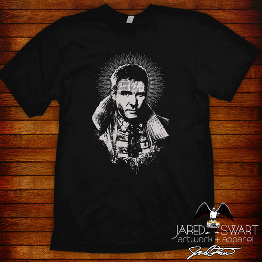 Blade Runner T-Shirt "Rick" based on the 1982 Sci-Fi classic