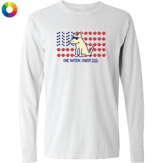 One Nation Under Dog  - Long-Sleeve T-Shirt Classic