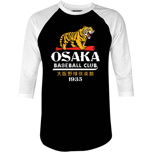 Baseball Club - Japan - Vintage Defunct Baseball Teams - 3/4 Sleeve Raglan T-Shirt