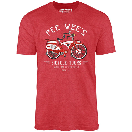 Pee Wee's Bicycle Tours - Unisex T-Shirt