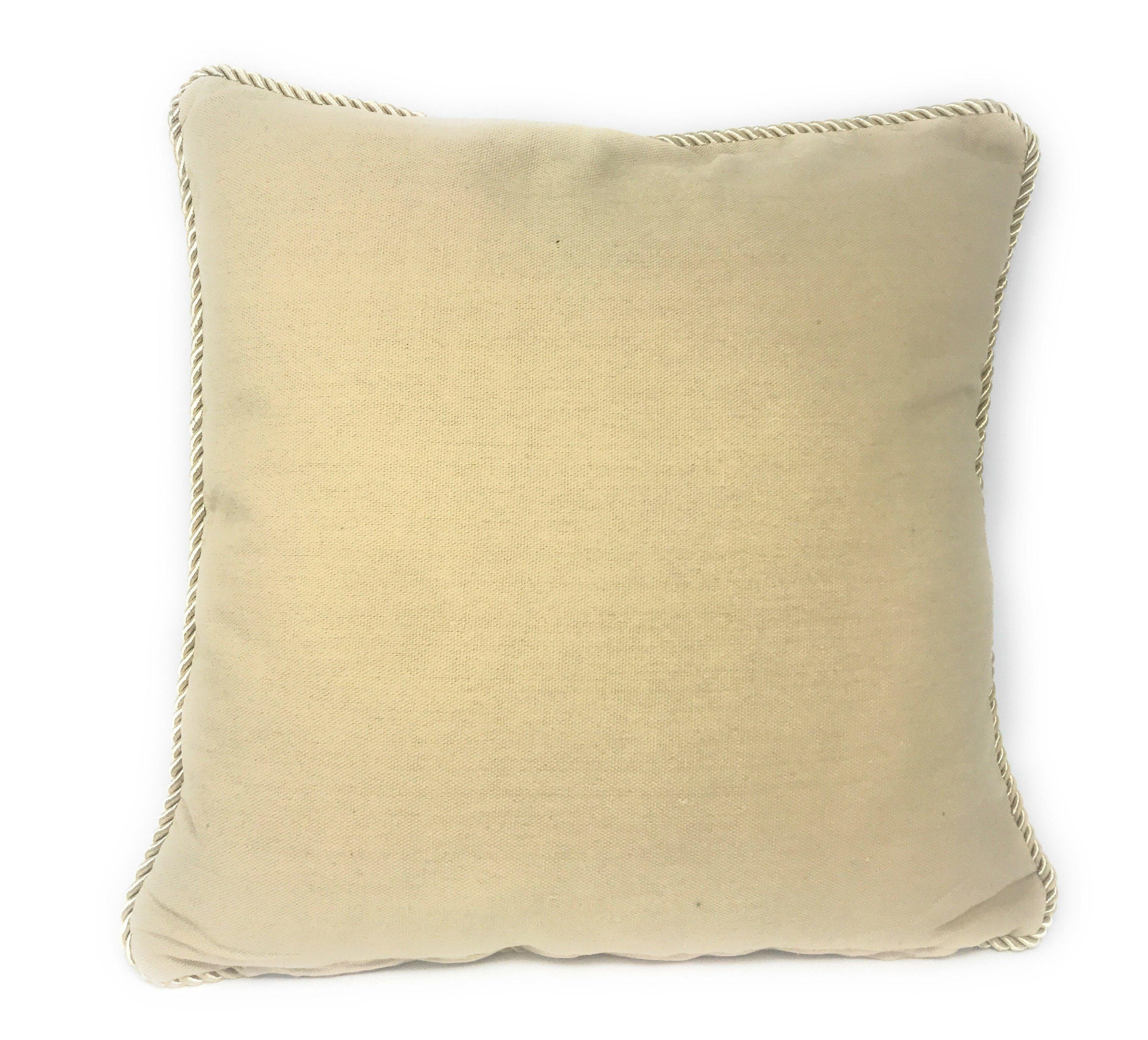 DaDa Bedding Set of 2-Pieces Festive Holiday Fiesta Floral Botanical Tapestry Throw Pillow Covers w/ Inserts - 18" x 18"