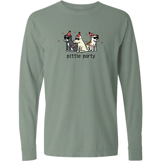 Pittie Party - Classic Long-Sleeve T-Shirt
