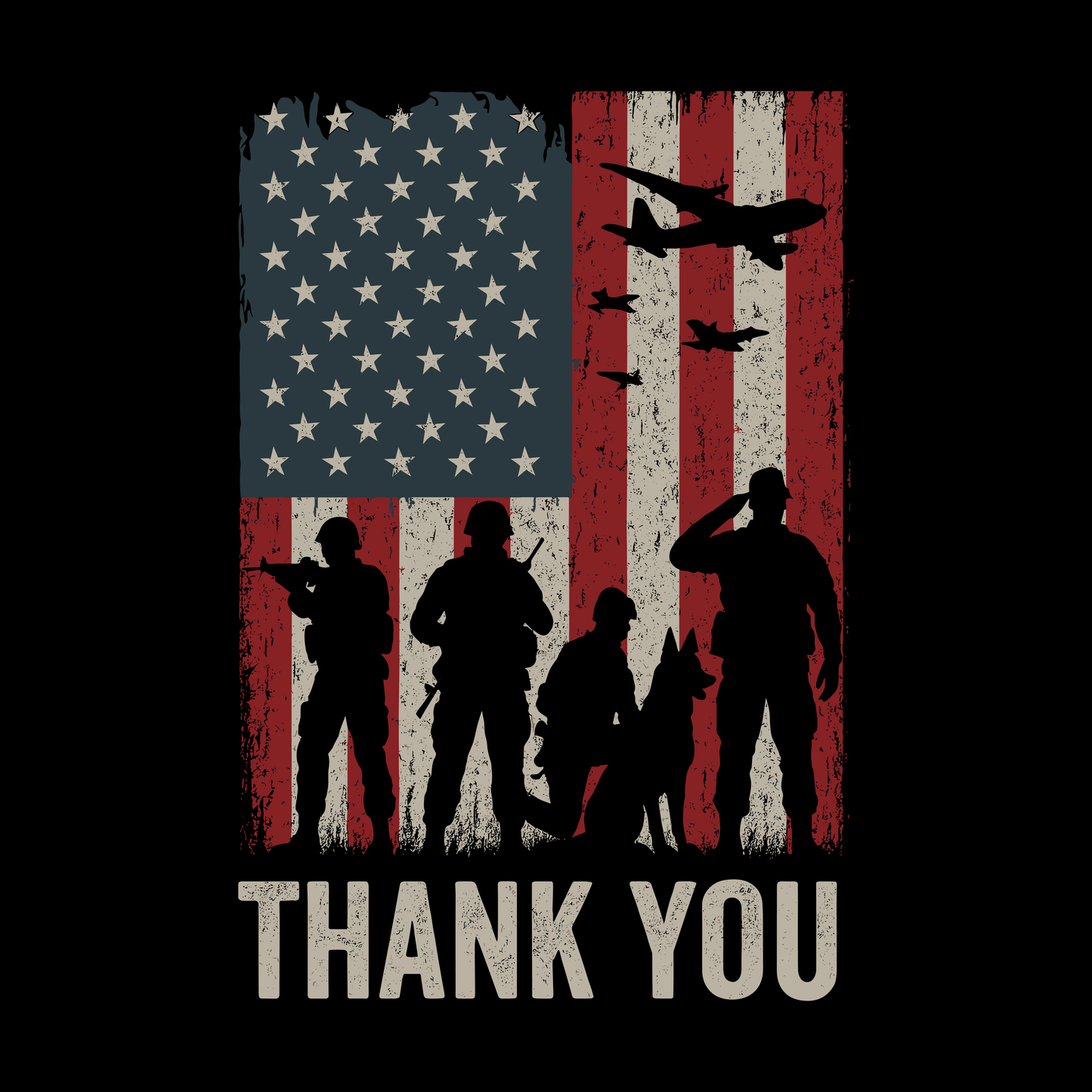 Thank You (Adult Short Sleeve T-Shirt) Super Sale