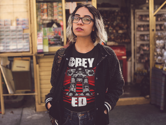 Robocop T-shirt "Obey Ed" by Jared Swart based on the 1987 cult classic