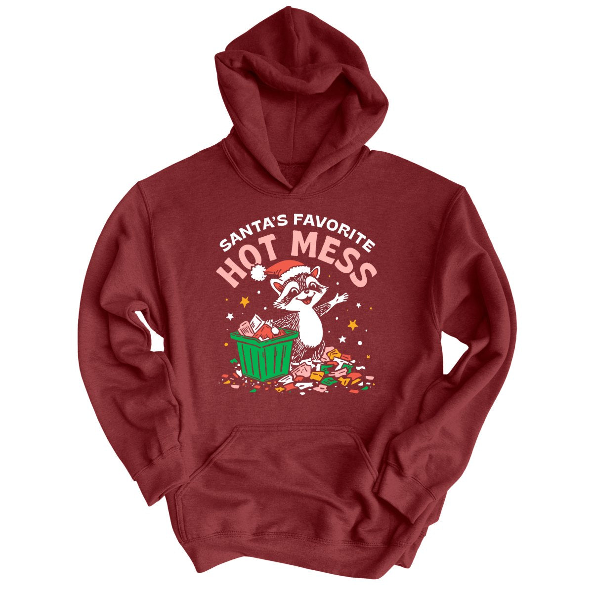 Santa's Favorite Hot Mess - Hoodie