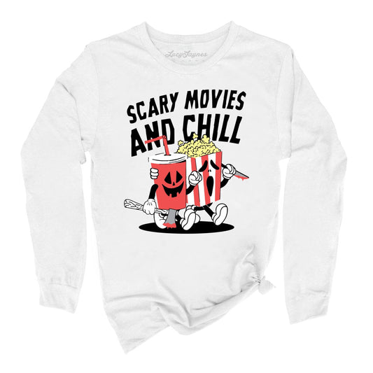 Scary Movies and Chill Long Sleeve Tee
