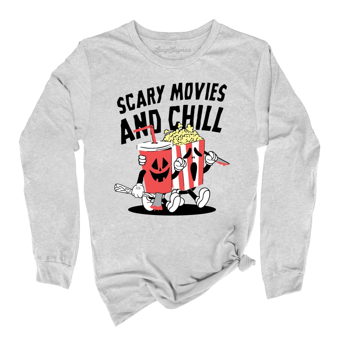 Scary Movies and Chill Long Sleeve Tee