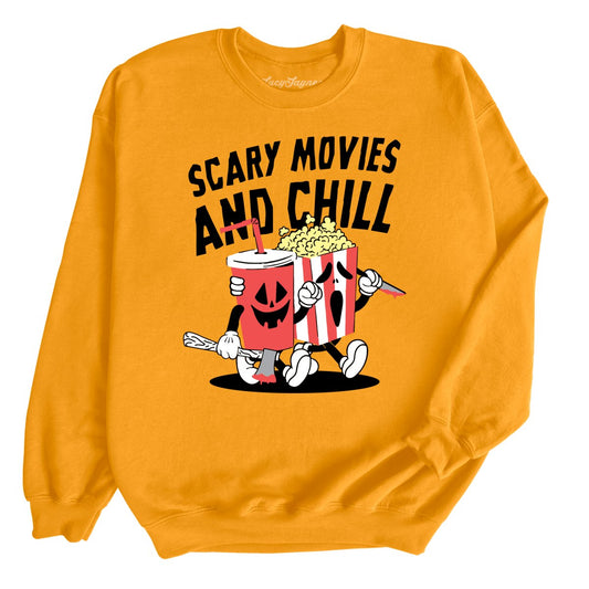 Scary Movies and Chill Sweatshirt
