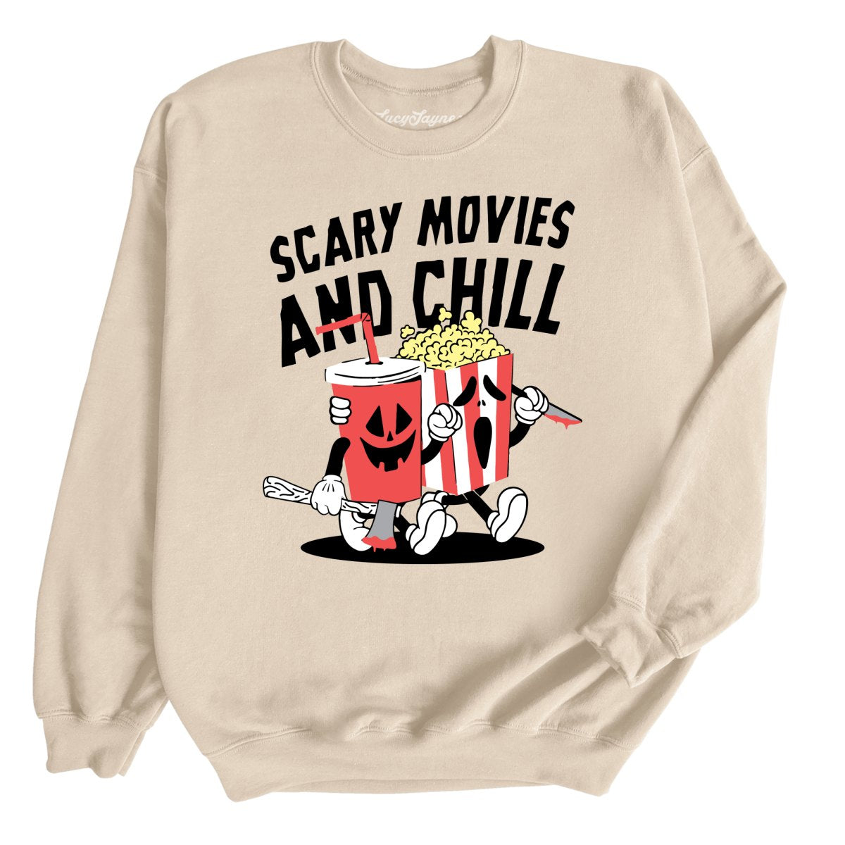 Scary Movies and Chill Sweatshirt