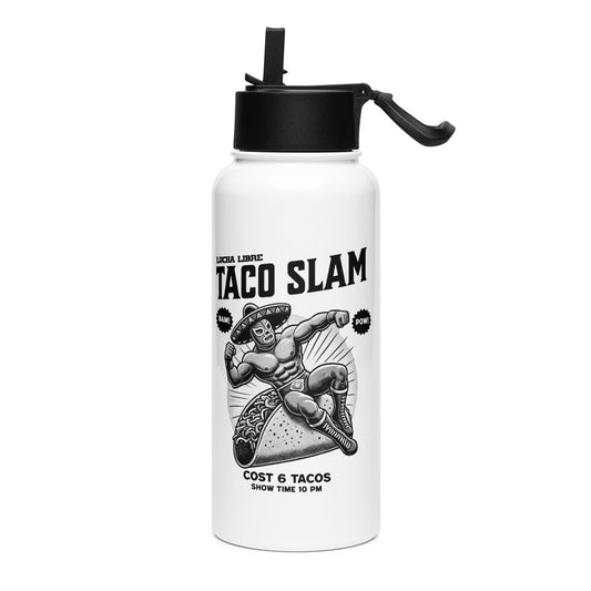 Lucha Libre Taco Slam Stainless Steel Water Bottle