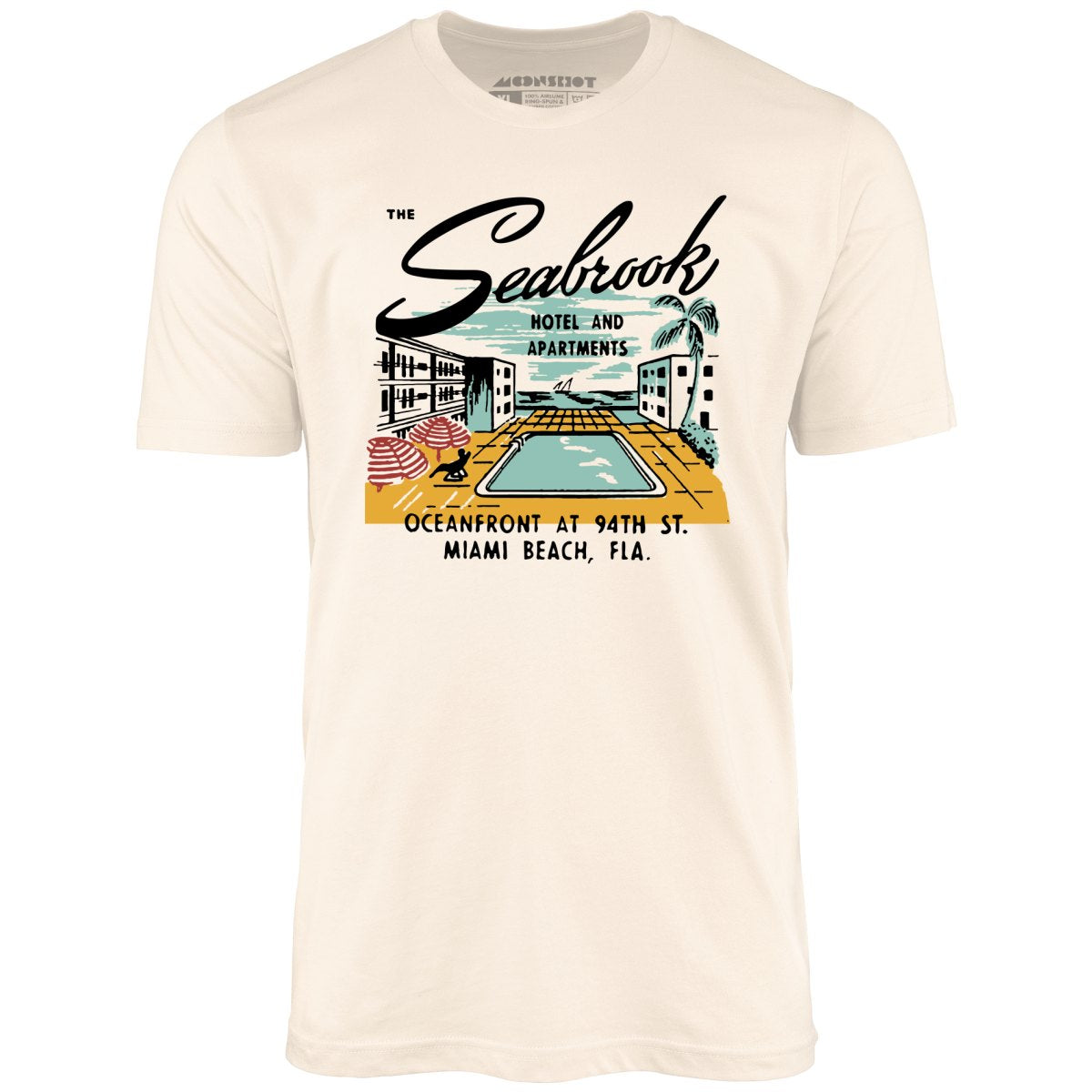 The Seabrook - Miami, FL - Vintage Hotel - Unisex T-Shirt