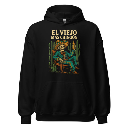 El Viejo MÃƒÂ¡s ChingÃƒÂ³n Hoodie Ã¢â‚¬â€œ Bold Mexican Graphic Hoodie for Legends