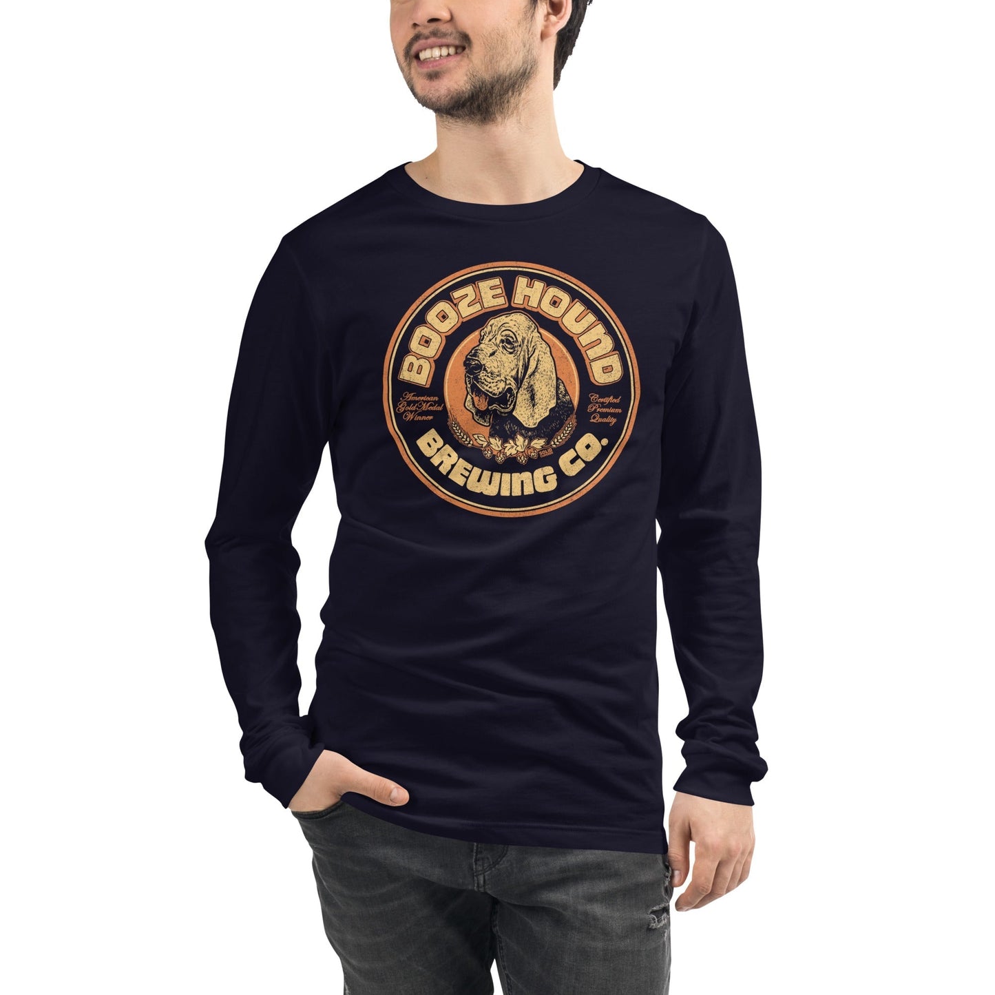 Unisex Boozehound Brewing Co. Long Sleeve T-Shirt