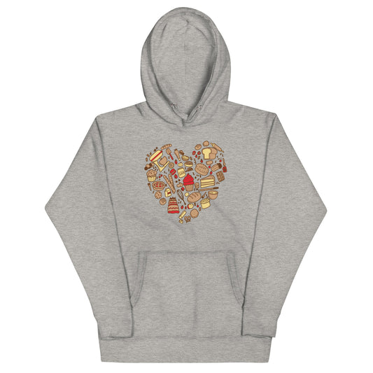 Baking Heart Unisex Hoodie