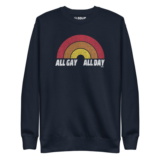 Unisex All Gay All Day Classic Fleece Sweatshirt