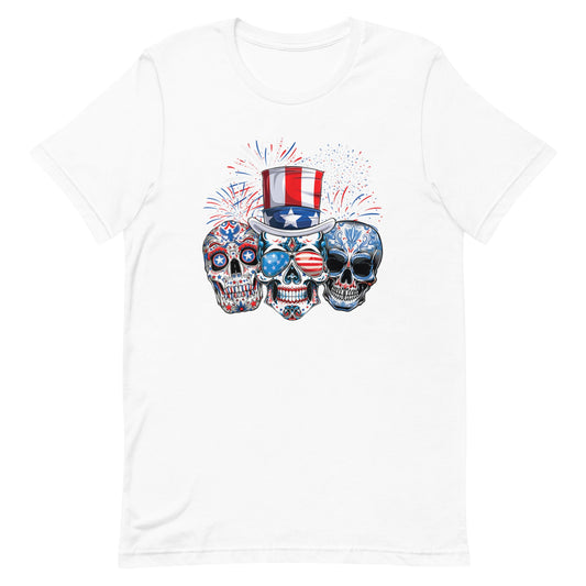 Mexican American Sugar Skull Amigos Premium T-Shirt