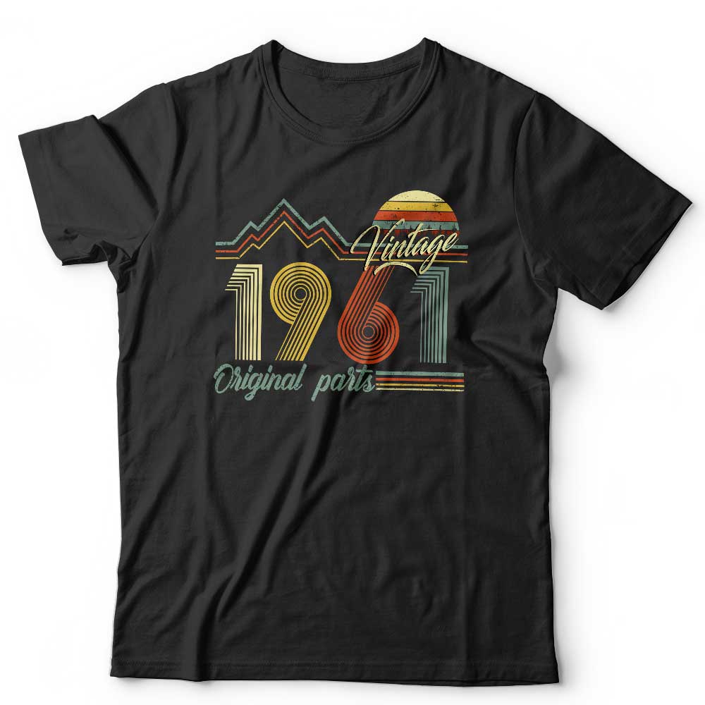 Vintage Original Parts 1960s Birthday Tshirt Unisex