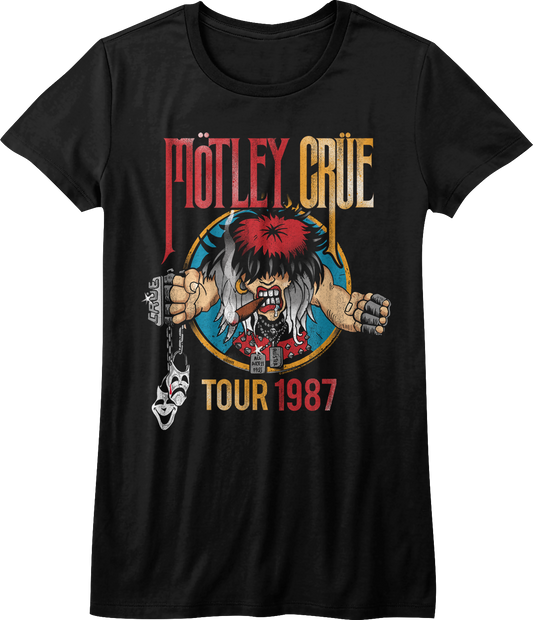 Womens 1987 Tour Motley Crue Shirt