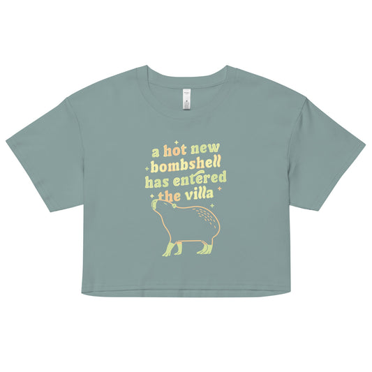 A Hot New Bombshell Has Entered The Villa Women's Crop Tee
