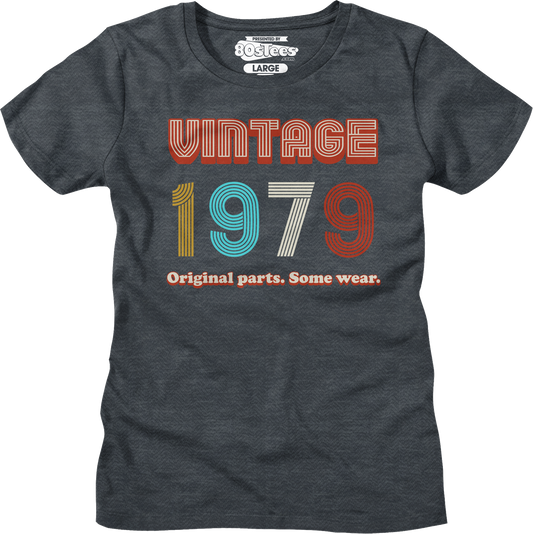 Womens Original Parts Some Wear Vintage 1979 Shirt