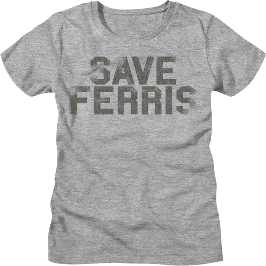 Womens Vintage Save Ferris Bueller Shirt