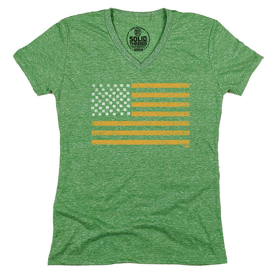 Women's Irish American V-Neck Tee
