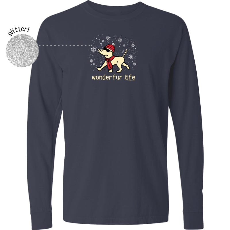 Glitter Wonderfur Life - Classic Long-Sleeve T-Shirt