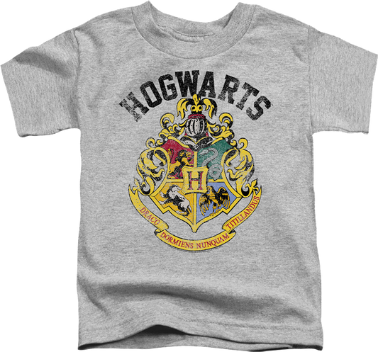 Youth Vintage Hogwarts Crest Harry Potter Shirt