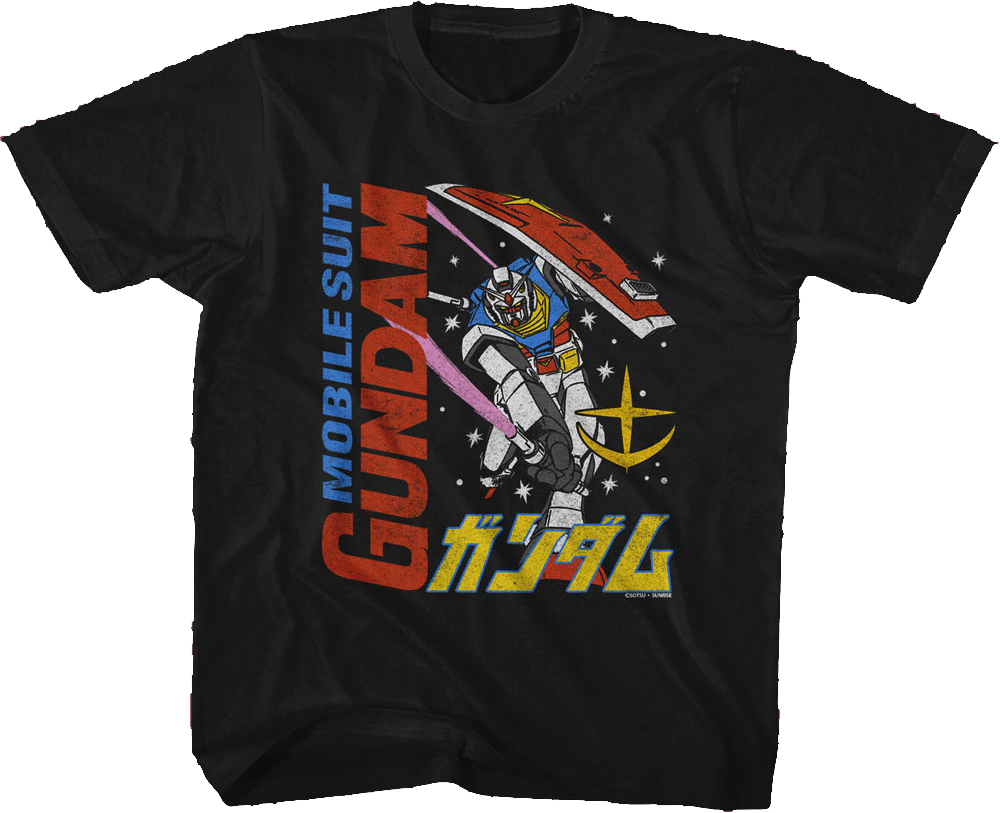 Youth Vintage Mobile Suit Gundam Shirt