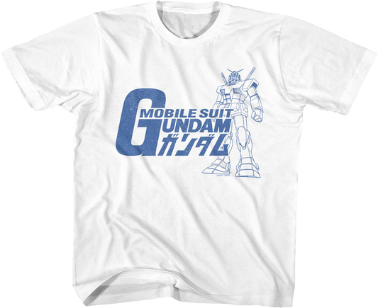 Youth Vintage RX-78-2 Sketch Gundam Shirt