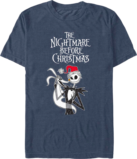 Zero & Jack Skellington Photo Nightmare Before Christmas T-Shirt